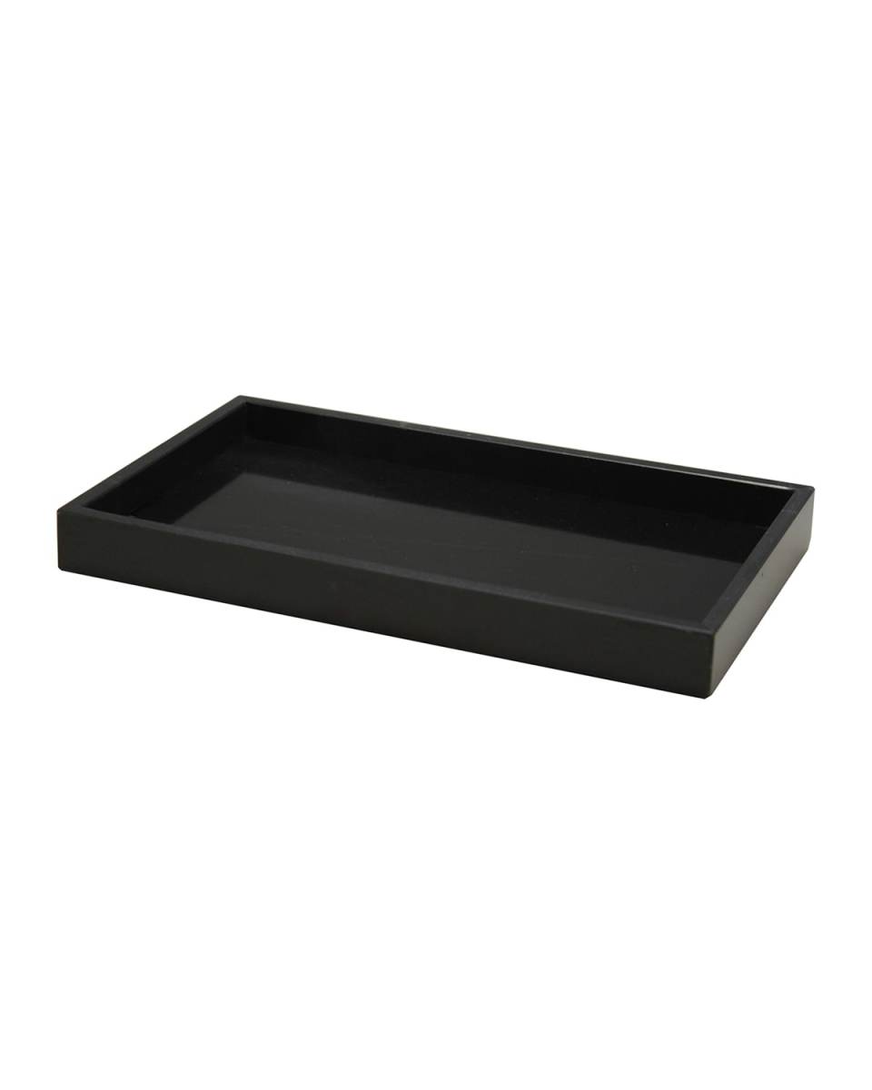Myrtus Collection Jet Black Small Vanity Tray